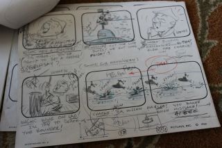 Mister Magoo Mr.  Cartoon TV Show Animated Script Storyboard Sketch Art 115 9