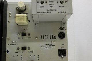1967 ROCK - OLA ULTRA JUKEBOX,  MODEL 437 - STEREO AMPLIFIER - 4