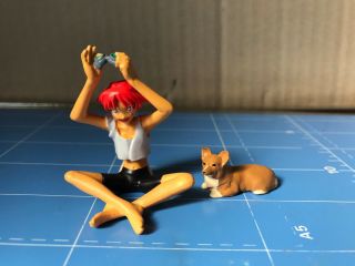 Bandai,  Hgif,  Cowboy Bebop,  " Ed & Ein ",  Mini Figure,  Japan