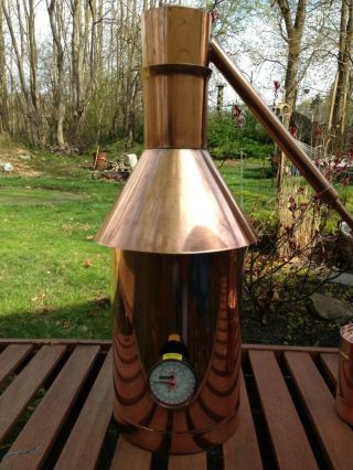 Copper Moonshine Still - Thumper/worm - Heavy 20oz Build Compare Stillz 6 Gallon