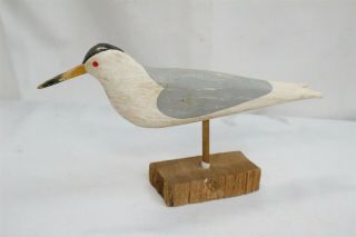 William Kirkpatrick Wek Hand Carved Wooden Shore Bird Decoy
