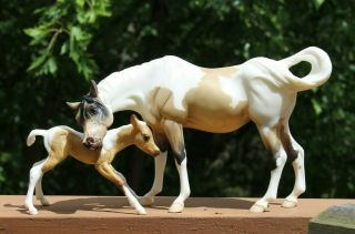 Breyer Jcp Special Run Susecion And Le Fire From " Half - Arabian Family " Pinto