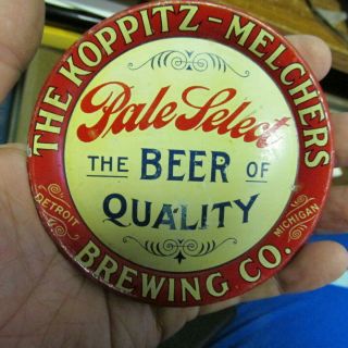 Detroit,  Mich.  The Koppitz - Melchers Brewing Co.  Tip Tray Beer Brewery Michigan