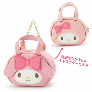 My Melody & Piano Mini Boston Bag Type Bag Charm Mini Pouch Sanrio F/s Zjp