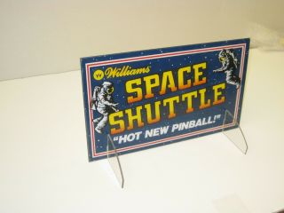 Space Shuttle Pinball Topper wtih legs - Awesome 2