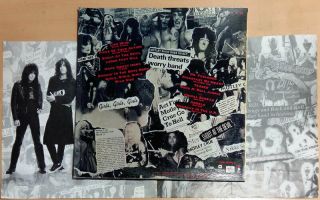 MOTLEY CRUE - Decade of DEcadence ' 81 - ' 91 / 1991 Korea Orig 1st LP.  2LP w/Insert 2