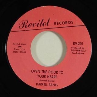 Darrell Banks " Open The Door To Your Heart " Northern Soul 45 Revilot Mp3
