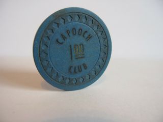 $1 Casino Chip Capooch Club Gerlach,  Nv.  " 1932 "