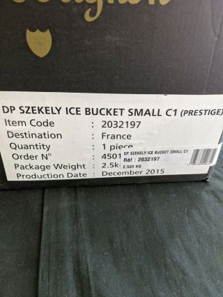 Dom Perignon Szekely Ice Bucket Small C1 Prestige 4
