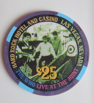 Hard Rock Hotel Las Vegas Le The Who $25 Casino Chip