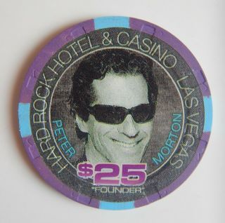Hard Rock Hotel Las Vegas Le Peter Morton Founder $25 Casino Chip