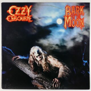 Ozzy Osbourne - Bark At The Moon Lp - Cbs Associated Vg,