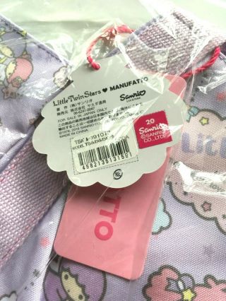 Sanrio Little Twin Stars Tote Bag Purple Cotton Candy Mothers Bag Kawaii