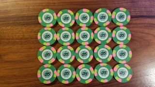 Paulson Casino De Isthmus James Bond Poker Chips $25 Denomination Quantity Of 20