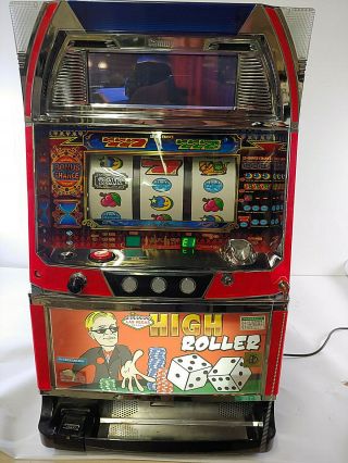 Sammy Skill Stop Slot Machine High Roller Japanese Table Top Pachislo - Read