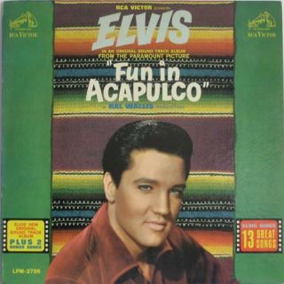 Elvis Presley: Fun In Acapulco 1964 Rca Lpm 2756 Mono Lp Black Label Nm