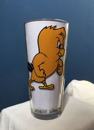 Henry Hawk Vintage 1973 Pepsi Looney Tunes Glass - 2