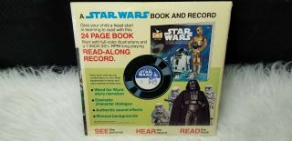 Star Wars 24 Page Read - Along Book and Record,  No.  450 33⅓ RPM 7 