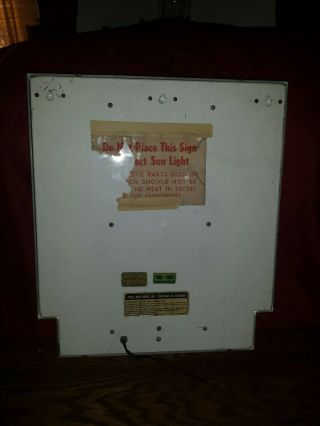 1950 ' s Coca - Cola Lighted Motion Sign 3