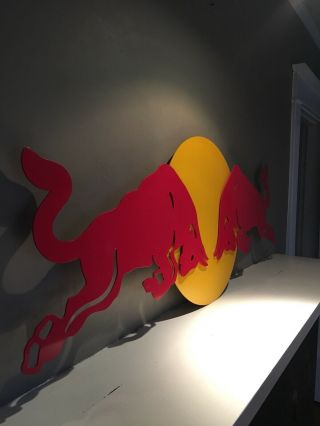 Rare Red Bull Metal Sign 3