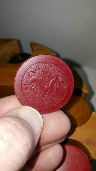 Antique Clay Poker Chips 5