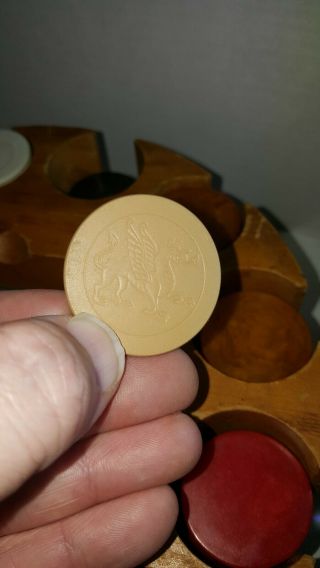 Antique Clay Poker Chips 7