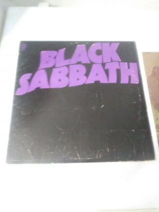 Black Sabbath Master Of Reality Vinyl With Poster