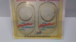 Chevrolet Bowtie Heartbeat Doorlock Guards Usa 1995 Chroma
