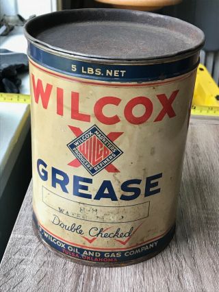 Wilcox Grease,  5 Lb Can,  Empty