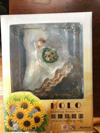 Anime Spice And Wolf Holo Wedding Dress Ver.  1/8 Scale Pvc Figure Authentic