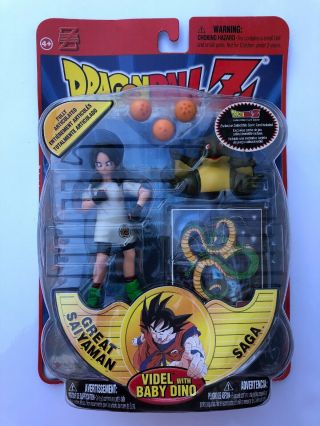 Dragon Ball Z Great Saiyaman Saga Videl With Baby Dino Irwin Toys Action Figure