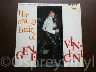 The Crazy Beat Of Gene Vincent Stunning Uk Vinyl Lp Capitol Records