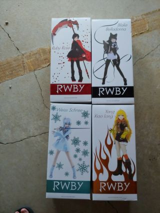 Rwby Threezero Ruby,  Weiss,  Blake And Yang