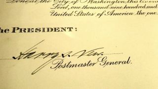 Calvin Coolidge - Civil Appointment Signed 01/15/1929 Weissport PA Boies M Hoyer 5