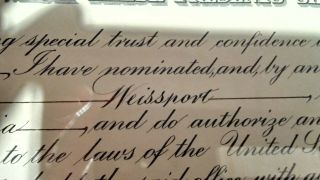 Calvin Coolidge - Civil Appointment Signed 01/15/1929 Weissport PA Boies M Hoyer 6