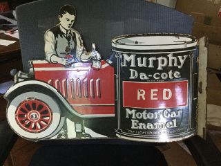 Murphy Paint Porcelain Flange Sign