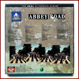 THE BEATLES - THE REAL ALTERNATE ABBEY ROAD ALBUM 207/500 3 - D CVR LPs/CDs 2
