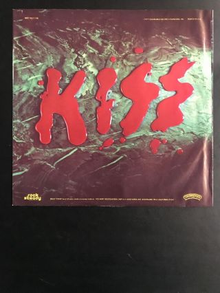 KISS Love Gun LP With INSERT & FLYER & KISS LOVE GUN 1977 Complete 7