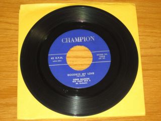 BLUES/R&B 45 RPM - GENE ALLISON - CHAMPION 1008 - 