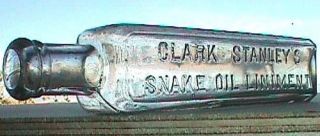 Ultimate Quack Medicine Bottle SNAKE OIL LINIMENT - the REAL THING 100 years old 4