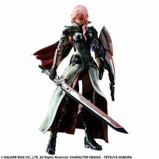 Final Fantasy Xiii Play Arts Kai Lightning Figure Square Enix Ems$15 Japan