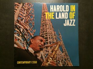 Harold Land,  " Harold In The Land Of Jazz ",  1st Us Mono,  Contemporary,  Dg,  Nm