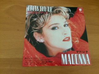 7 Inch Single Madonna Dress You Up Japan Promo