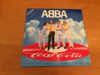 7 Inch Single Abba Slipping Through My Fingers Japan Promo Picture Disc
