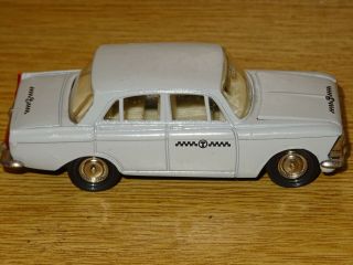 1970 ' s USSR MOSKVITCH 408 TAXI.  MODEL A - 1.  Scale 1:43.  EARLY MODEL 5