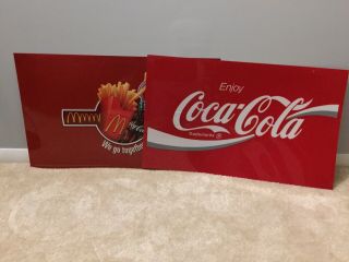 Mcdonald’s Coca - Cola Soda Fountain Signage
