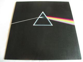 Pink Floyd Dark Side Of The Moon 1973 Harvest Lp W/ Posters & Stickers