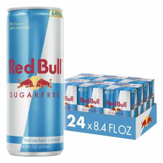 Red Bull Energy Drink Sugar 24 Pack Of 8.  4 Fl Oz,  Sugarfree (6 Pack Of 4)