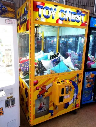 Smart Toy Chest Claw Arcade Stuffed Animal Plush Crane Prize Redemption Game