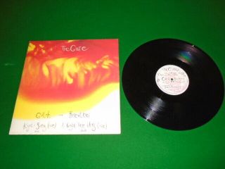 The Cure - Catch Ltd Edition - 4 Track 12 " Vinyl Single Uk Fiction - Ficse 26